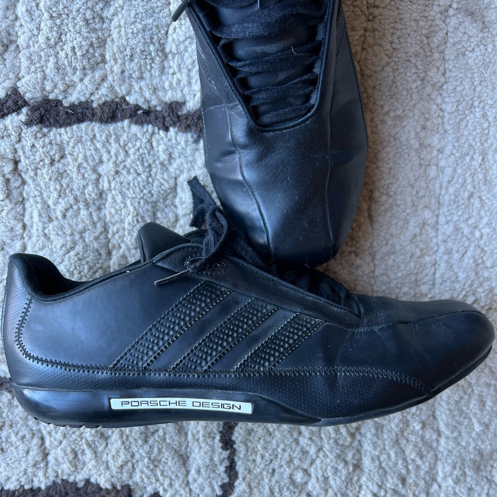 Rare Men’s Porsche Design collab with ADIDAS Driving shoe Size 9 Black